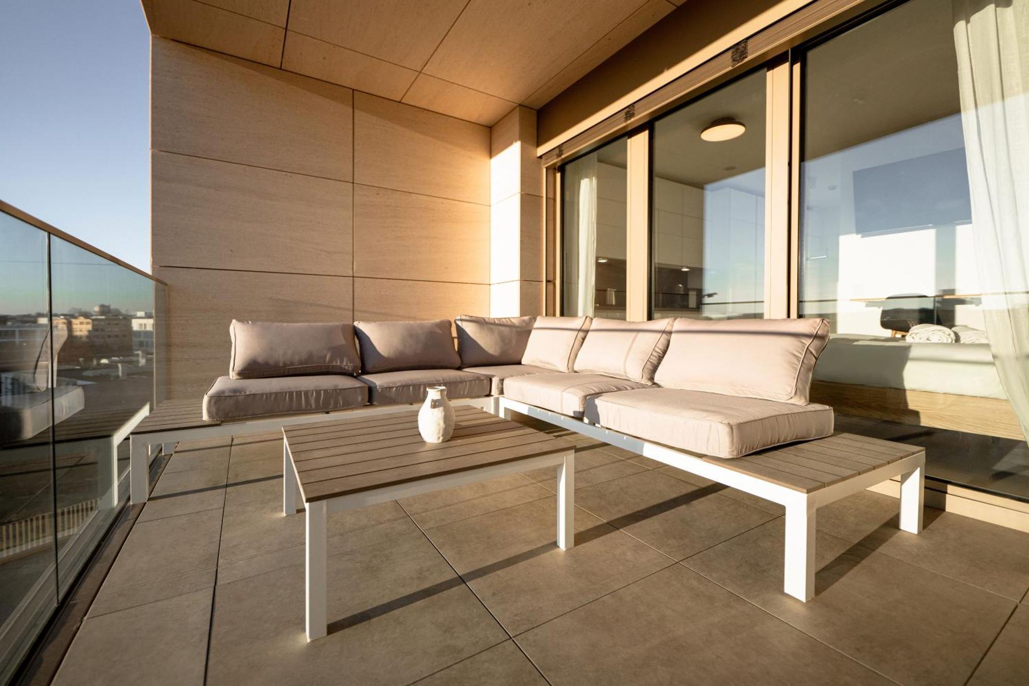Modern In Gasperich With Balcony & Wi-fi Appartement Luxemburg